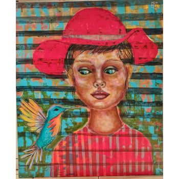Serie retratos colibri