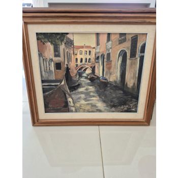 Canal Veneciano Horizontal 63 cm y alto 53 cm
