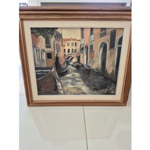 Canal Veneciano Horizontal 63 cm y alto 53 cm
